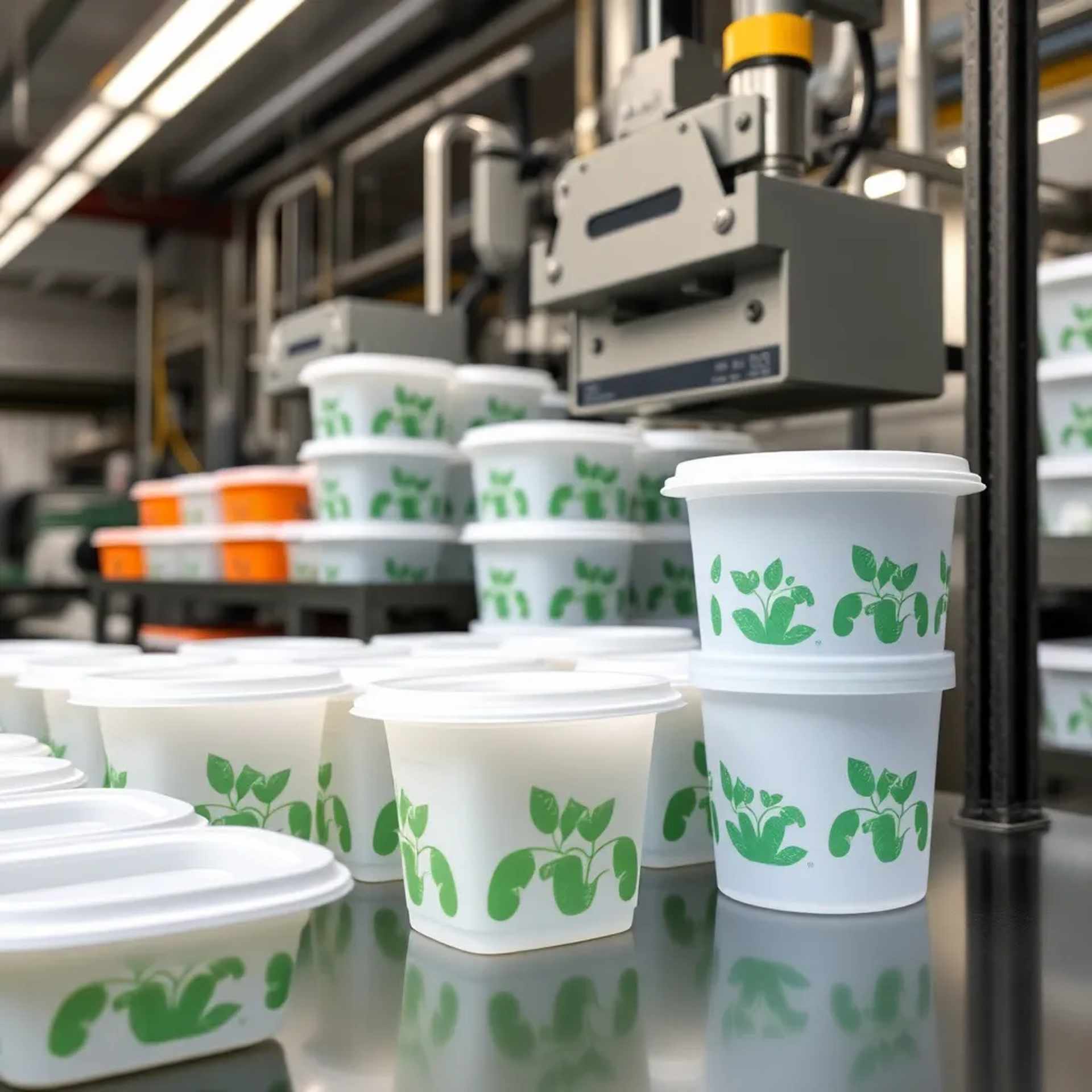 Food service biodegradable containers